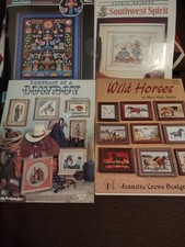 South of the Border Sampler Zweigart Kit. Southwest, Cowboy & Horses Chart