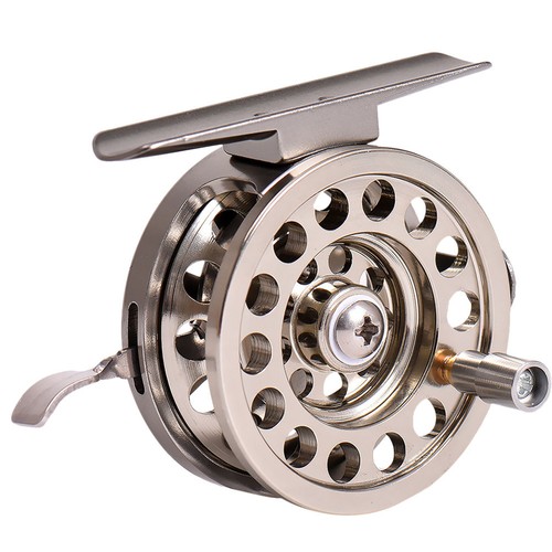 Metal fishing reel fly - fishing,