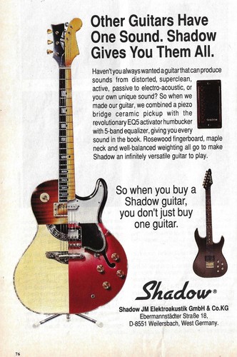 Shadow guitar 1991 - guitar,
