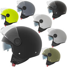 Casque Jet Moto Scooter ECE 22 06 Approuvé Pare-Soleil Double Visière Sonicmoto
