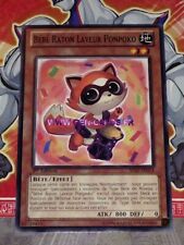 Yu Gi Oh BABY RACCO WASHER RAT PONPKO CARD SHSP-FR014 x 3