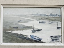 Frans Depooter, Marée Basse à Guilvinec, 1970, Nervia, Belge, Morbihan