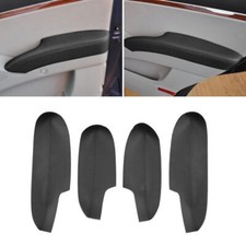 4x Door Handle Armrest Panels Microfiber Leather Cover Trim For Hyundai Veracruz