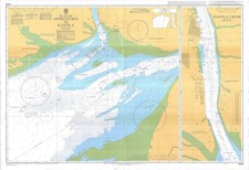 3466 Approaches Kandla India West Coast Gulf Of Kachchh Chart Map Wall Admiralty