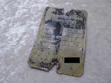 DDR Originale Plaque simson Sr