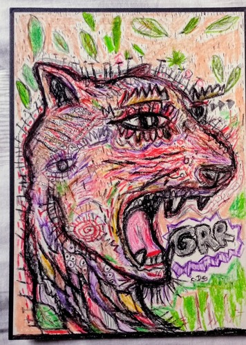 Dessin panthère noire - panthère,