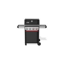 Barbecue gaz WEBER Spirit E-425 mix black grill et plancha sur chariot, 61x45 cm