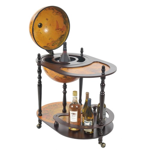 Handmade world globe mini - globe, bar