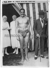PHOTO MEURISSE - 1930 - SWIMMING - COSTOLI WINNER CROSSING OF PARIS