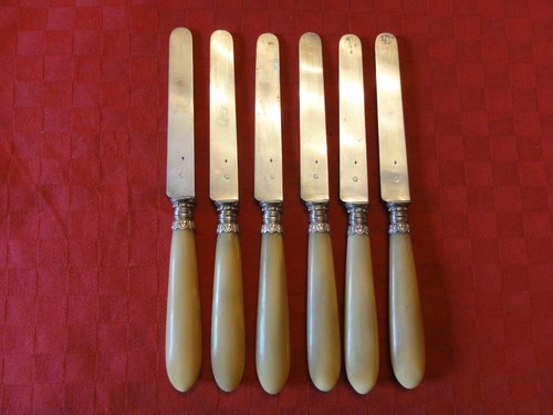 Six couteaux fruits manche - couteaux, à