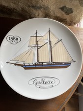 Série De 6 assiettes porcelaine d’Auteuil