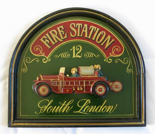 Fire station enseigne - fire, panneau