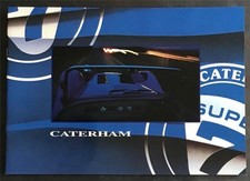 CATERHAM RANGE Car Sales Brochure c1996 CLASSIC VX 2.0 JPE Superlight +