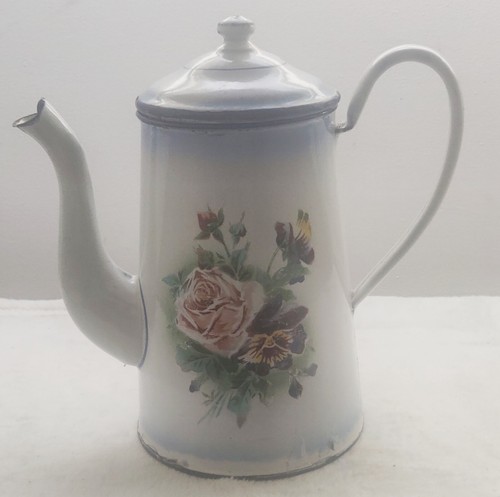 Ancienne cafetière tôle - ancienne,