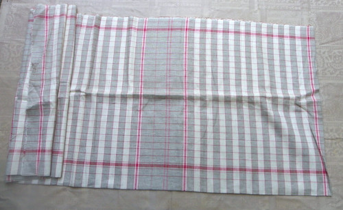 Ancien coupon tissu - coupon, lin