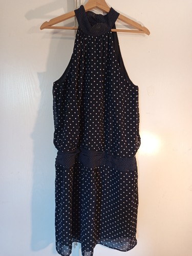 Robe pois bleu marine camaieu - bleu,