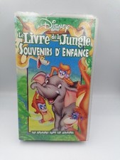 K7- VIDEO- VHS-LE LIVRE DE LA JUNGLE- SOUVENIRS D ENFANCE PETITS SAUVAGE DISNEY 