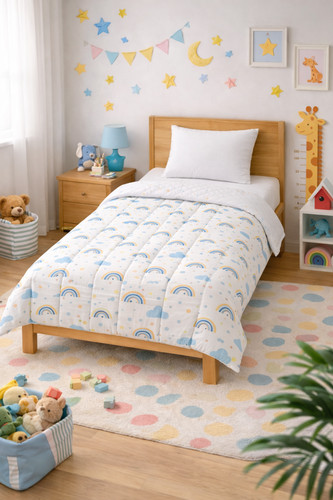 Couette imprimée non tissé - imprimée/non,