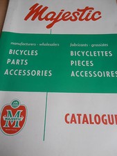 original old catalogue on Majestic bicycles spare parts (ref 1 