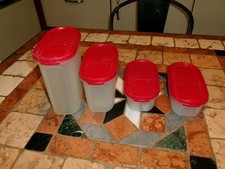 Tupperware lot de 4 boites modulaires pop 1.7L- 1.1L  - 2 X 0.5 L