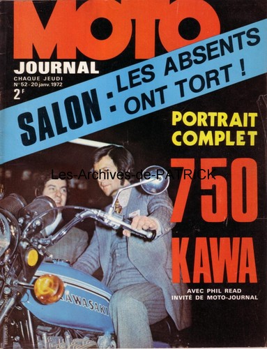 Moto journal kawasaki 750 - 52,