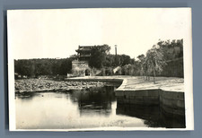 China, Beijing, Entrance to the Reclining Buddha Pagoda Vintage Silver Print. China 