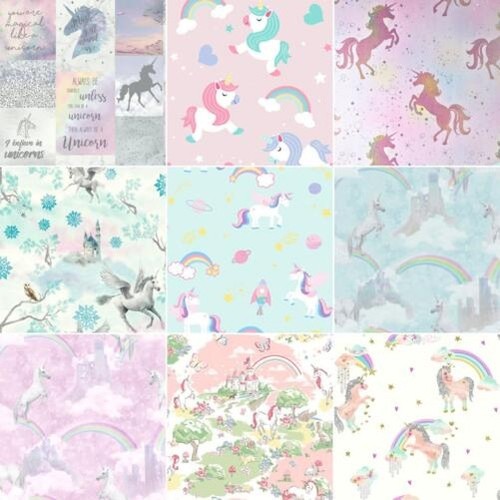 Licornes chevaux papier peint - papier,