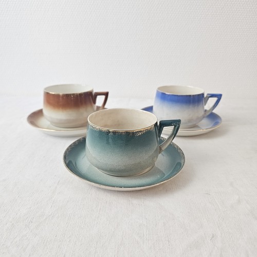 Tasses chocolat faïence - a,