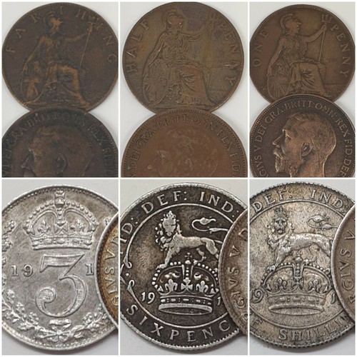 Angleterre ww1 farthing penny - angleterre,