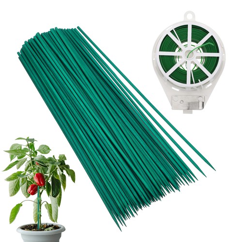 100 piquets bois pour - 100, en