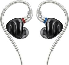 FiiO FH3 Triple Drive (1 Dynamic + 2 Knowles BA) in-Ear HiFi Earphones (Black)
