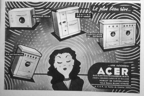 Publicité 1955 cuisinière - publicitÉ,