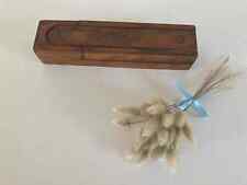 24⚜️ Ancien Plumier D'écolier en Bois Déco École Bureau Vintage