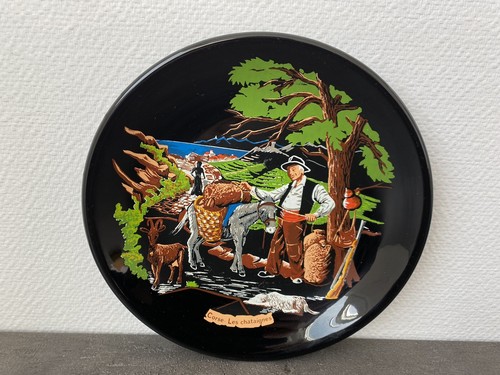 Ancienne assiette decorative - ancienne,