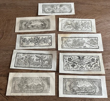 gravure ancienne 18e siècle N414 lot