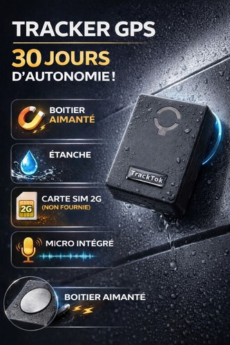 Tracker gps sim aimanté - gps, 2g