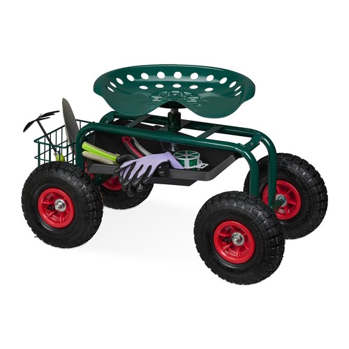 Siège roulant jardin chariot - jardin,