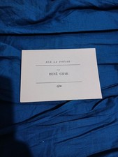 René Char - Sur La Poesie -