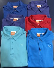 6 pieces Puma Polo Golf Shirts Small Mixed Colors