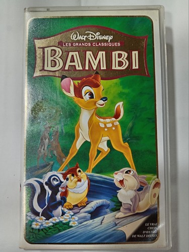 Vhs disney bambi les - vhs,