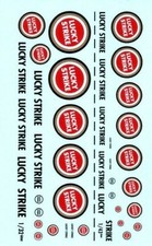 decals decalcomanie lucky strike 1/43