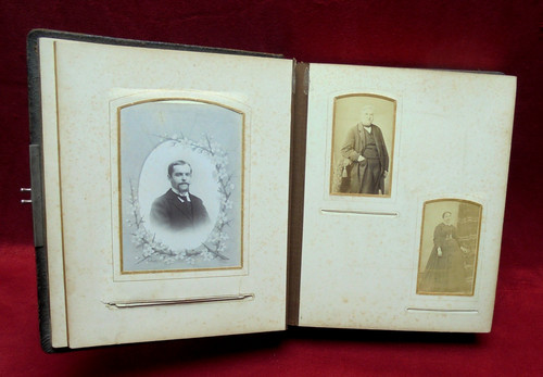 Ancien album photo famille - album,