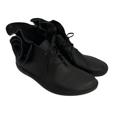 Loints of Holland Flower Ankle Boot 68463 Nekkeveld Black Leather EUR 37 US 6