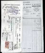 ISSOUDUN (36) HARDWARE for FURNITURE & BUILDING "M. CAILLAUD" in 1934