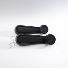 FIT TOYOTA LAND CRUISER FJ40 FJ45 FJ55 BJ40 BJ42 WINDOW CRANK WINDER Noir 2pcs