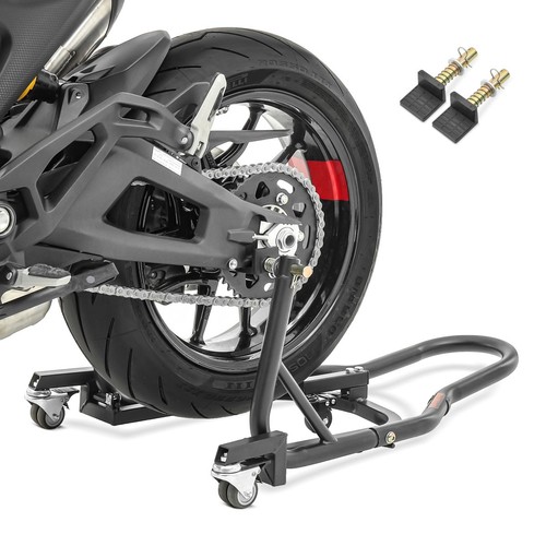Béquille arrière range moto