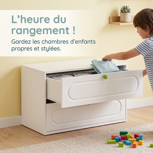 Commode enfant métal - commode,