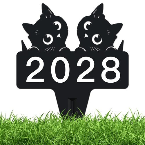 Custom metal cat - cat, address
