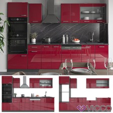 CUISINE R-LINE 300 CM, CUISINE INTÉGRÉE, BLOC CUISINE, VICCO