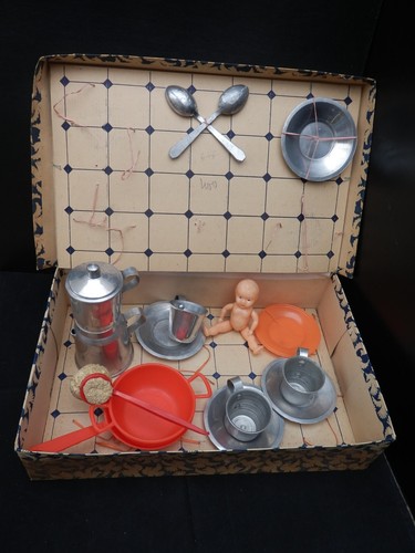 Jouet ancien dinette - ancien, poupée